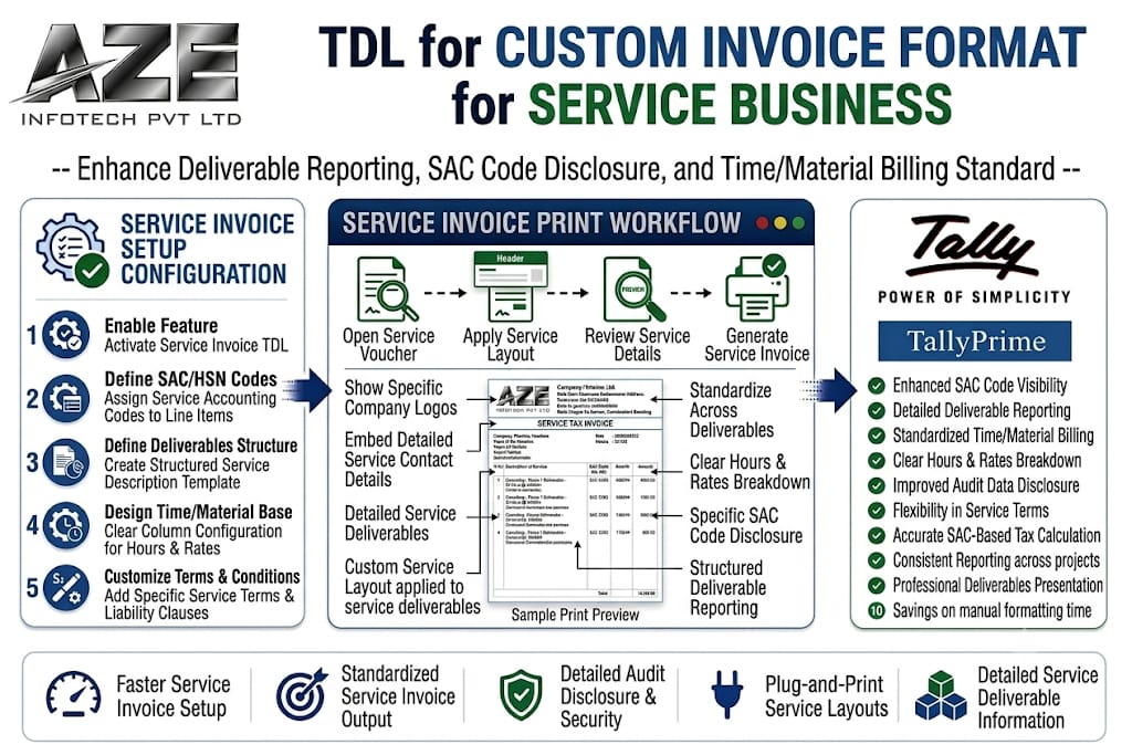 TDL for Custom Invoice Format for Service Business