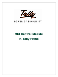 IMEI Module Tally Prime