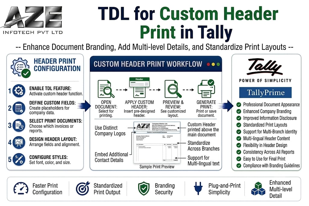 TDL for Custom Header Print in Tally